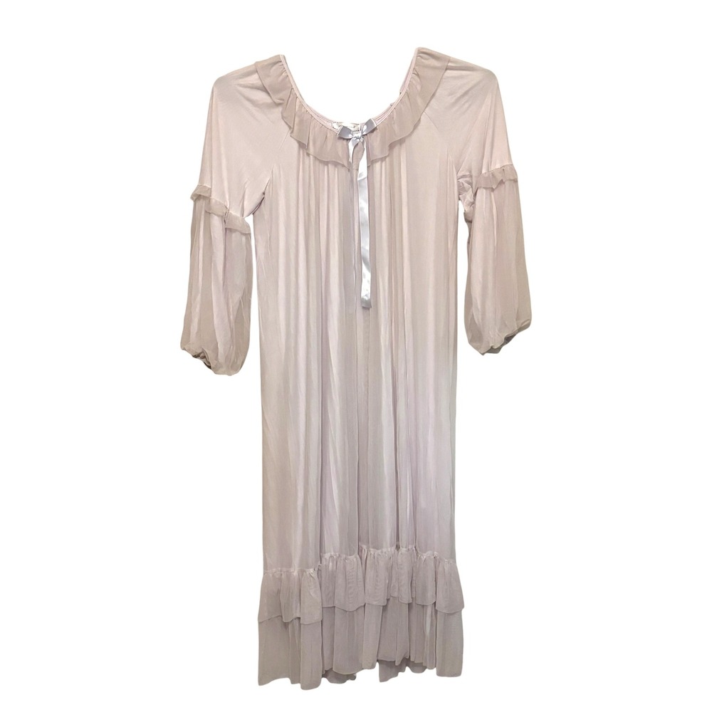 Fashion Queen S Princess 2 Romantic Pink Ruffle Nightgown Sleepwear XL NWT